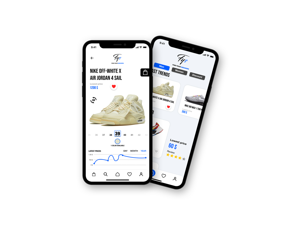 Find Your Sneakers App Application pour trouver des chaussures image